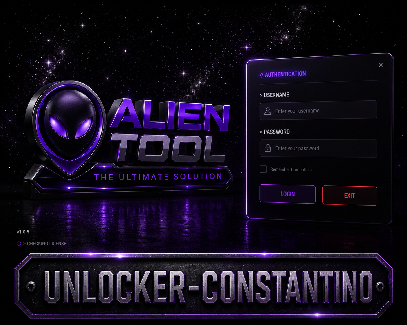 Alien Tool 6 Months Activation For (Moto FRP-UBL-PayJoy) No Need Credits