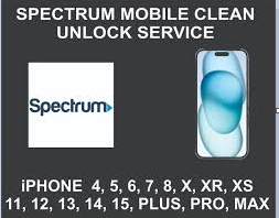 Spectrum USA - iPhone All Models Supported Till 15 Series - Clean (No Relock Warranty)